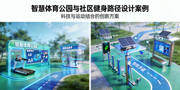 智慧体育公园与社区健身路径设计案例 - 展示科技与运动结合的创新方案