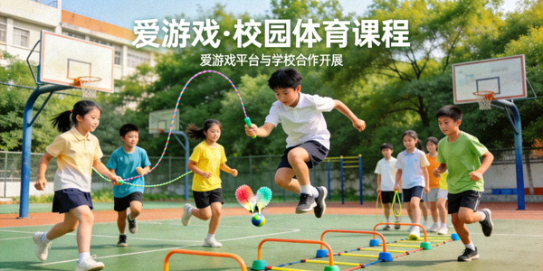 爱游戏平台与学校合作开展青少年体育课程 - 学生们在操场进行趣味运动
