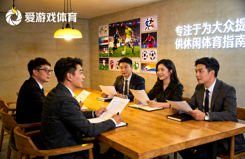 爱游戏体育团队围坐讨论运动服务方案 - 专注于为大众提供休闲体育指南
