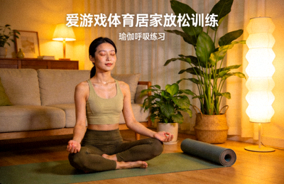 女性在室内进行瑜伽呼吸练习 - 爱游戏体育居家放松训练相关内容