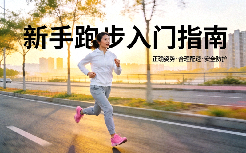 跑步者在城市道路上晨跑 - 新手跑步入门指南配图